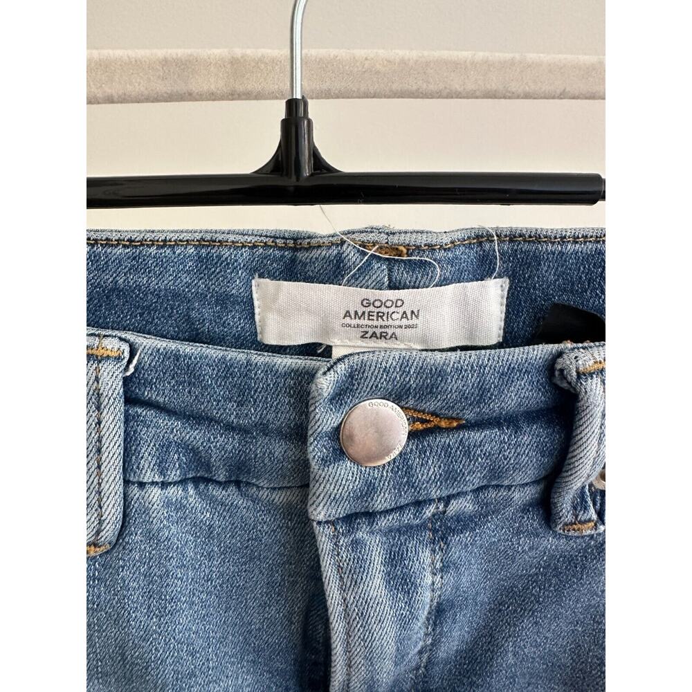 GOOD American by ZARA Jeans bootcut highrise stretchySize 6 European 38